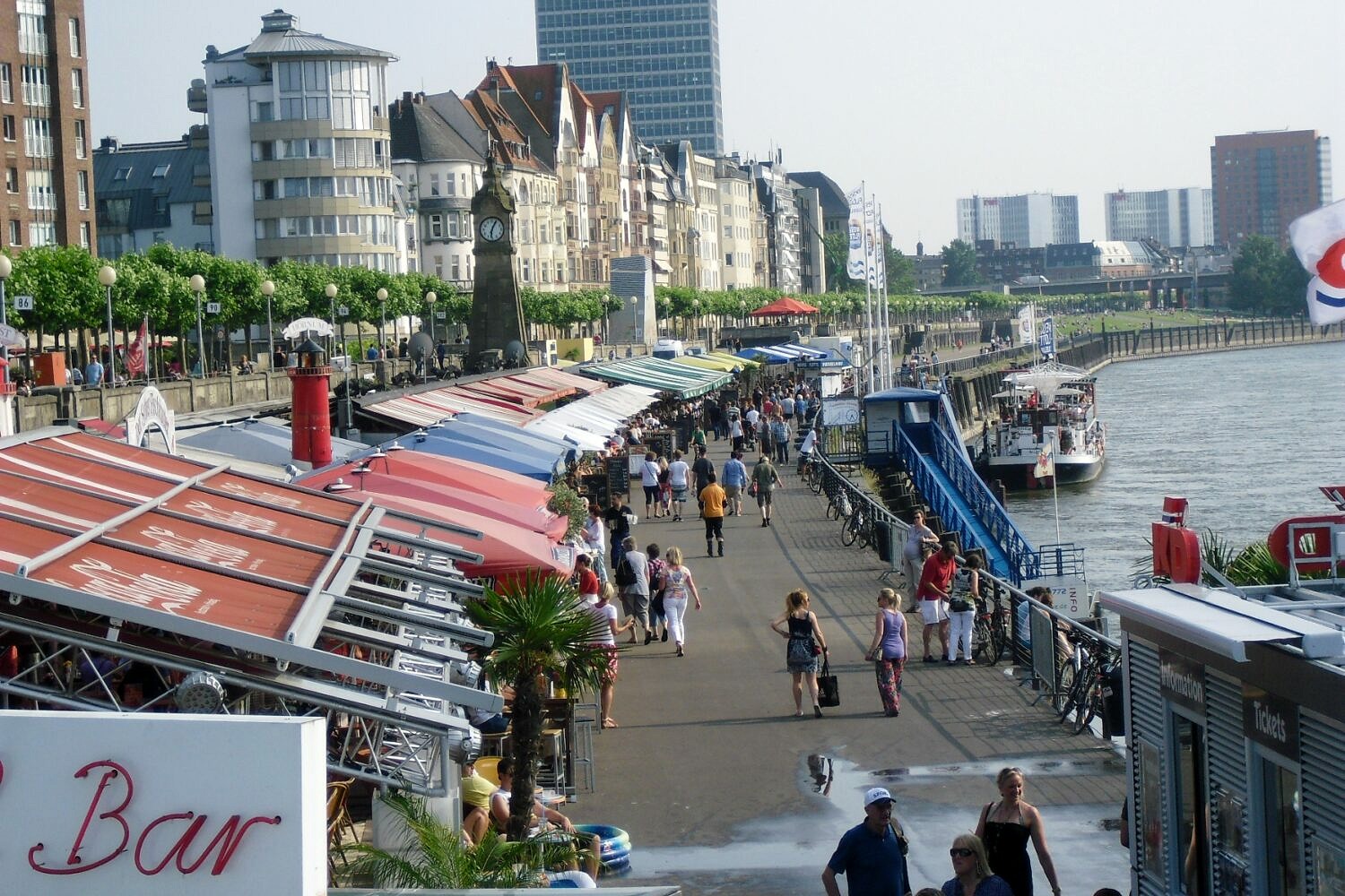 Kasematten am Rhein in Düsseldorf