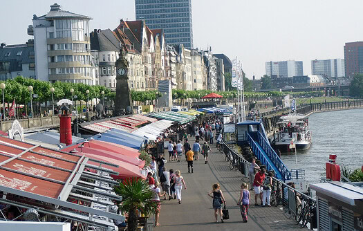 Kasematten am Düsseldorfer Rheinufer