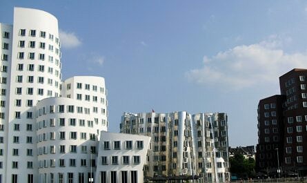 Gehry-Bauten im Medienhafen Düsseldorf