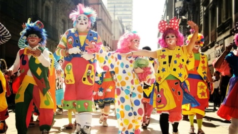 Clowns an Karneval